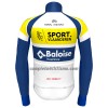 Completo Maglia ML + Pantaloncino con bretelle ML 2022 Sport Vlaanderen-Baloise Giallo Blu Bianco